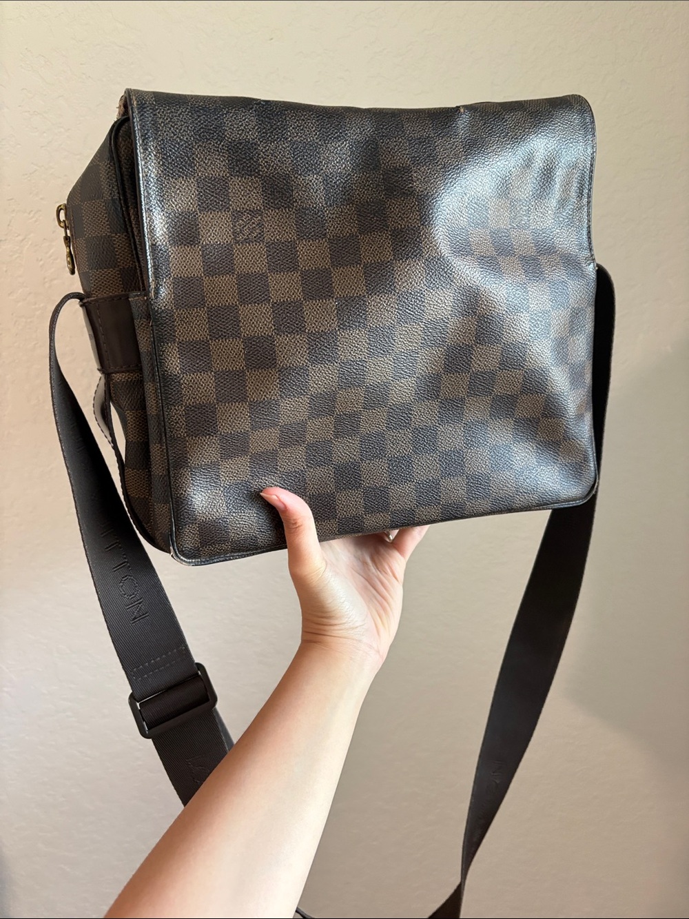 Louis Vuitton Naviglio SR3007 Brown Damier LV Crossbody Bag - Picture 16 of 16